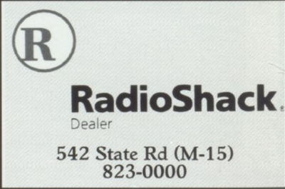 Radio Shack - Vassar Store